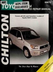 book Chilton's Toyota RAV4 1996-05 Repair Manual