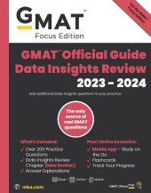 book GMAT Official Guide Data Insights Review 2023-2024, Focus Edition: Includes Book + Online Question Bank + Digital Flashcards + Mobile App