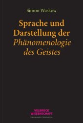 book Sprache und Darstellung der Phänomenologie des Geistes