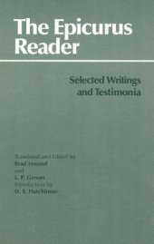 book The Epicurus Reader: Selected Writings and Testimonia (Hackett Classics)