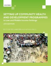 book Setting up Community Health and Development Programmes in Low and Middle Income Settings