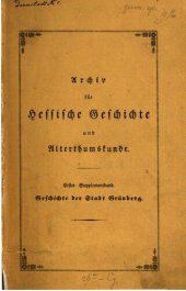 book Geschichte der Stadt Grünberg