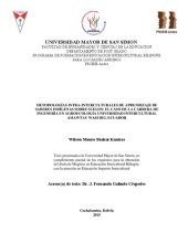 book Metodologías intra-interculturales de aprendizaje de saberes indígenas sobre suelos: el caso de la carrera de Ingeniería en Agroecología Universidad Intercultural Amawtay Wasi del Ecuador