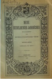 book Neue Heidelberger Jahrbücher