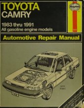 book Haynes Toyota Camry 1983 thru 1991 Automotive Repair Manual