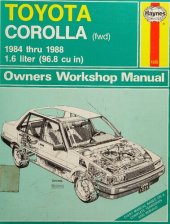 book Haynes Toyota Corolla 1984 thru 1988 Owners Workshop Manual
