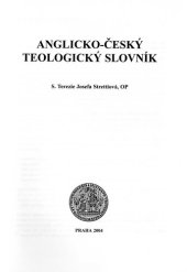 book Anglicko-český teologický slovník