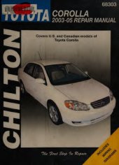 book Chilton's Toyota Corolla 2003-05 Repair Manual