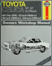 book Haynes Toyota Celica Owners Workshop Manual