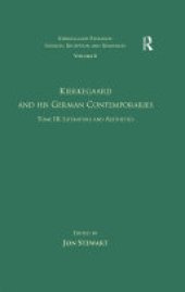 book Volume 6, Tome III: Kierkegaard and His German Contemporaries - Literature and Aesthetics