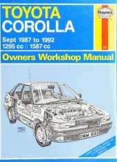 book Haynes Toyota Corolla Owners Workshop Manual