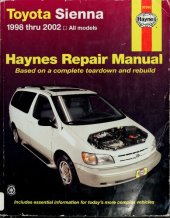 book Haynes Toyota Sienna Automotive Repair Manual