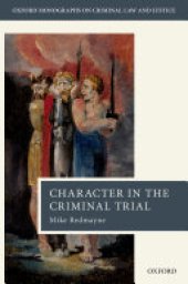 book Character in the Criminal Trial