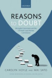 book Reasons to Doubt: Wrongful Convictions and the Criminal Cases Review Commission