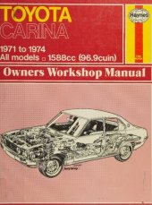 book Haynes Toyota Carina Owners Workshop Manual