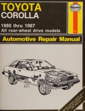 book Haynes Toyota Corolla RWD Automotive Repair Manual