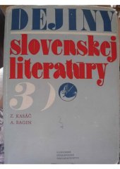 book Dejiny slovenskej literatúry: Novšia slovenská literatúra 3 (1918-1945)