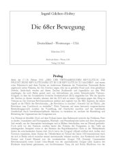 book Die 68er Bewegung. Deutschland - Westeuropa - USA