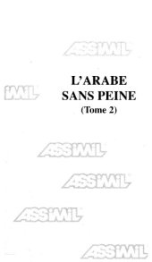 book L'Arabe sans peine, tome 2