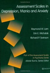 book Assessment Scales in Depression and Anxiety (Assessment Scales in Psychiatry Series)