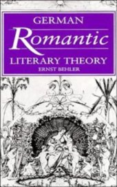 book German Romantic Literary Theory