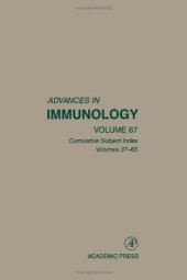 book Advances in Immunology