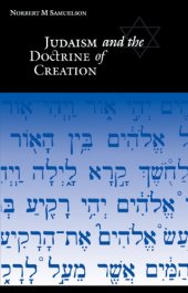 book Judaism and the Doctrine of Creation