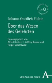 book Über das Wesen des Gelehrten