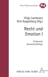 book Recht und Emotion I: Verkannte Zusammenhänge