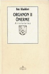 book Organon II Önerme