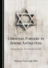 book Christian Forgery in Jewish Antiquities