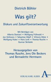 book Was gilt?: Diskurs und Zukunftsverantwortung