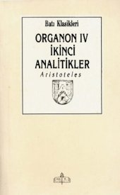 book Organon IV İkinci Analitikler