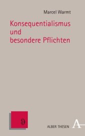 book Konsequentialismus und besondere Pflichten