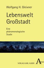 book Lebenswelt Großstadt: Eine phänomenologische Studie