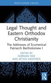 book Legal Thought and Eastern Orthodox Christianity (Law and Religion)