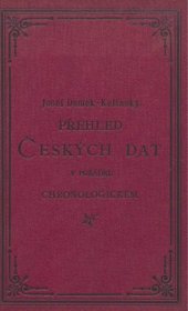 book Přehled českých dat v pořádku chronologickém.