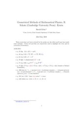 book Geometrical Methods of Mathematical Physics (Errata)