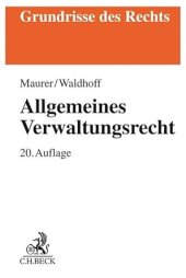 book Allgemeines Verwaltungsrecht