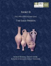 book `Akko II. The 1991–1998 Excavations. The Early Periods