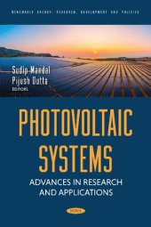 book Photovoltaic Systems Advances in Research and Applications