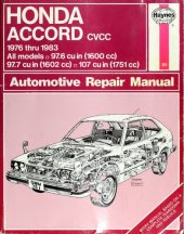 book Haynes Honda Accord CVCC 1976 thru 1983 Automotive Repair Manual