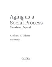 book Aging as a social process : Canada and Beyond