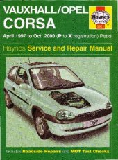 book Haynes 1997-2000 Corsa B P to X Petrol engines service repair manual