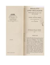 book Reality and religion : meditations on God, man and nature