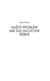 book Každý problém má své duchovní řešení.