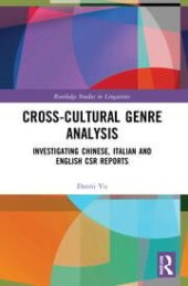 book Cross-cultural Genre Analysis: Investigating Chinese, Italian and English CSR reports