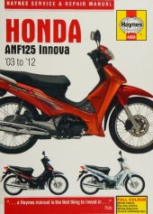 book Haynes Honda ANF125 Innova Service and Repair Manual