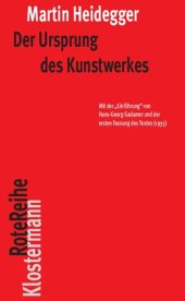book Der Ursprung des Kunstwerkes