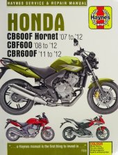 book Haynes Honda CB600 Hornet, CBF600 and CBR600F (07-12) Service & Repair Manual